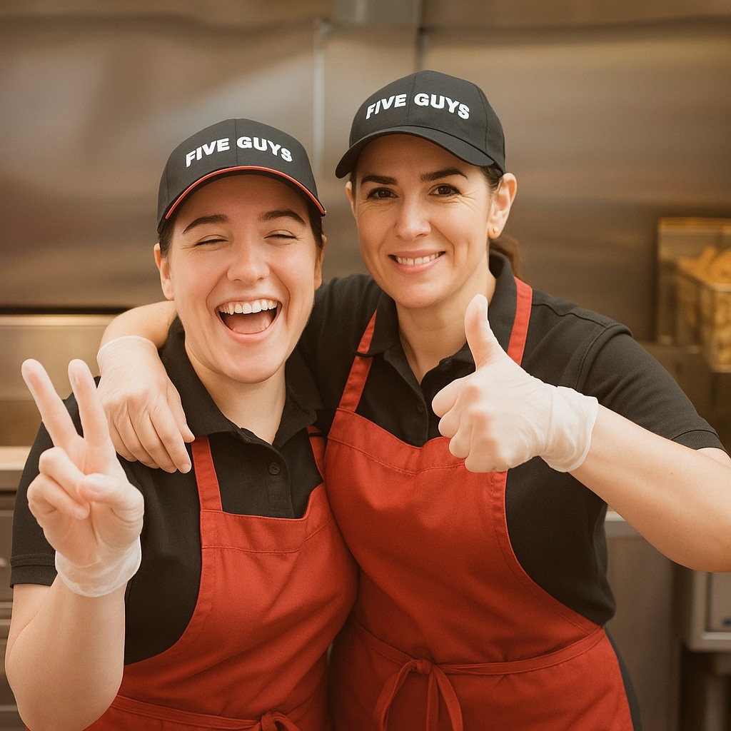 Five Guys Workers Five Guys Workers
